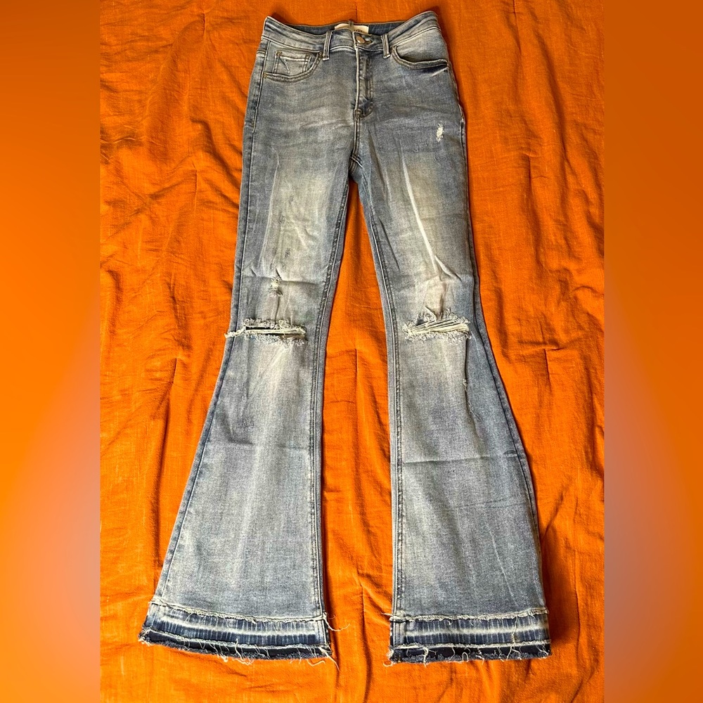High Waisted Flare Jeans